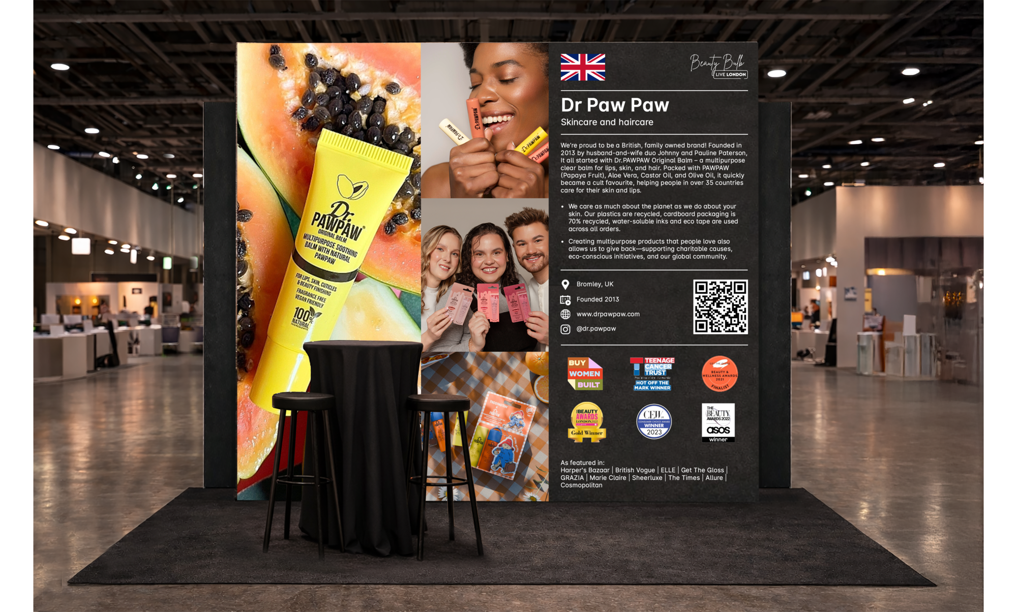 BB Live - Dr. PawPaw Booth Visual