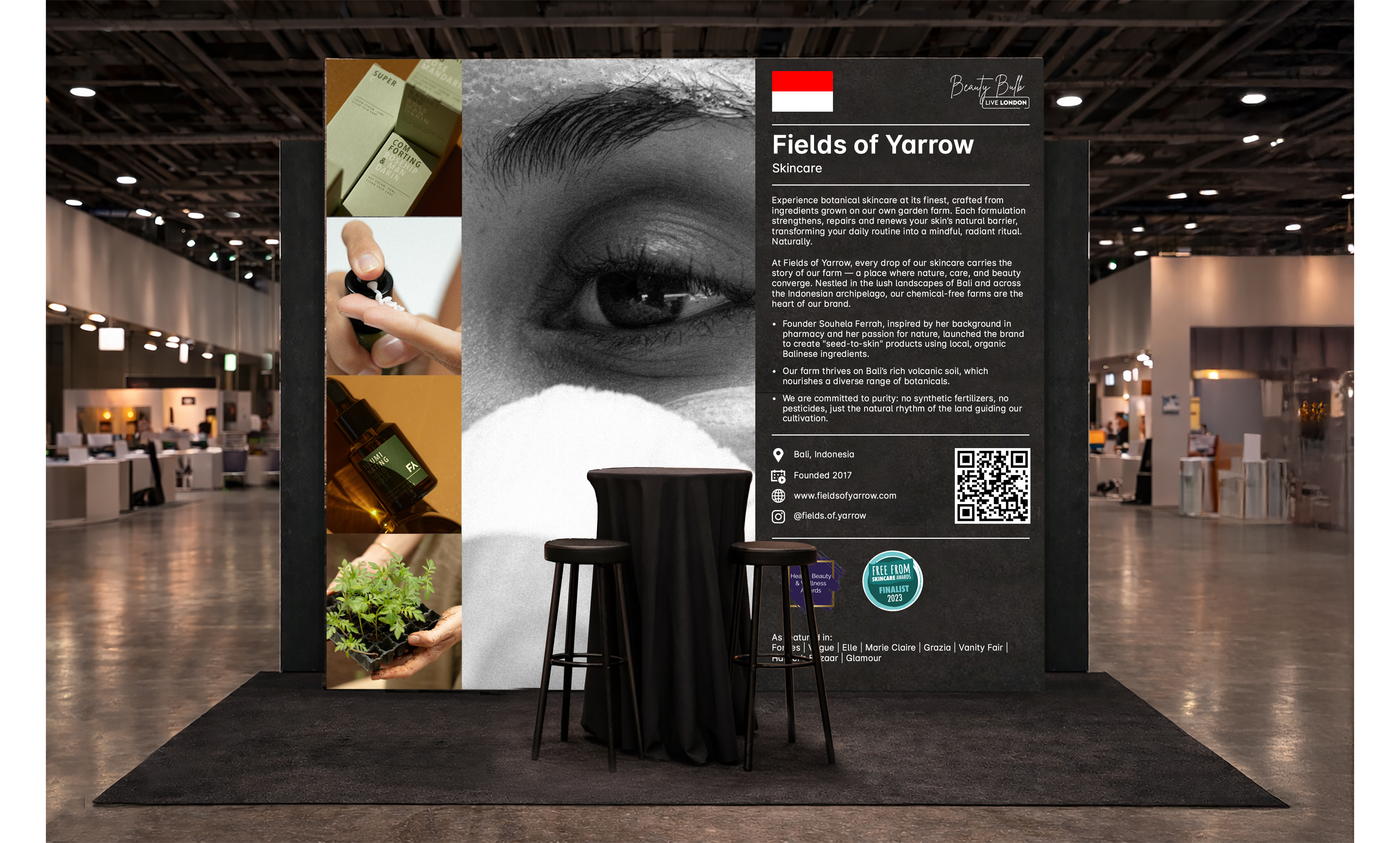 BB Live - Fields of Yarrow Booth Visual
